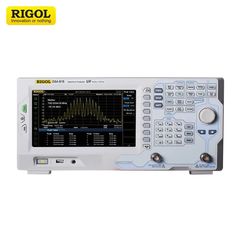 RIGOL Portable Spectrum Analyser DSA815-TG/832-TG High-Definition Display with Tracking Source for Test Instrument