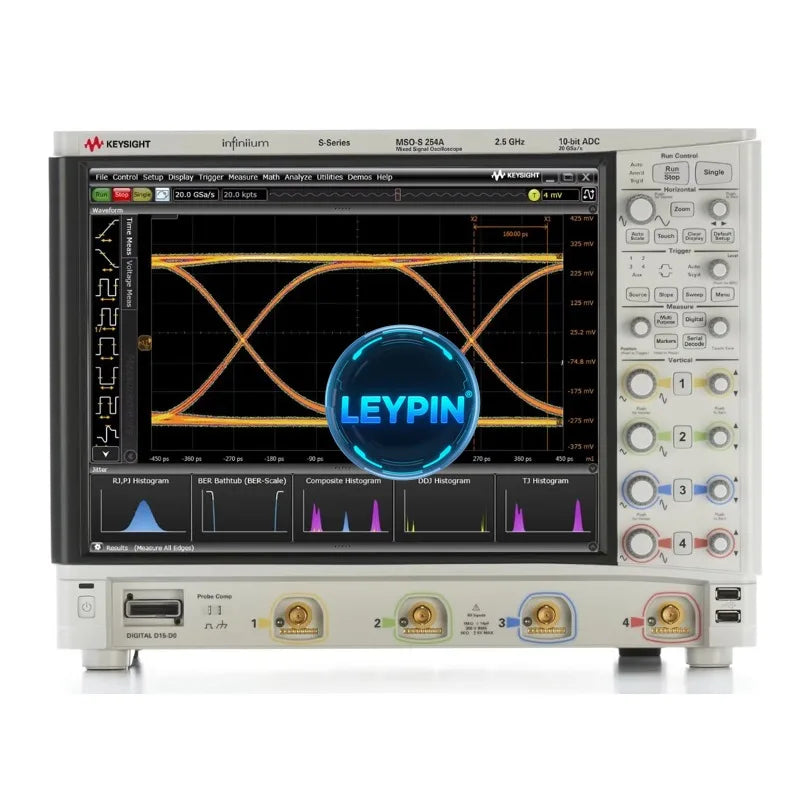 Keysight MSOS254A HD Oscilloscope: 2.5 GHz, 4 Analog Channels Plus 16 Digital Channels   ytdi