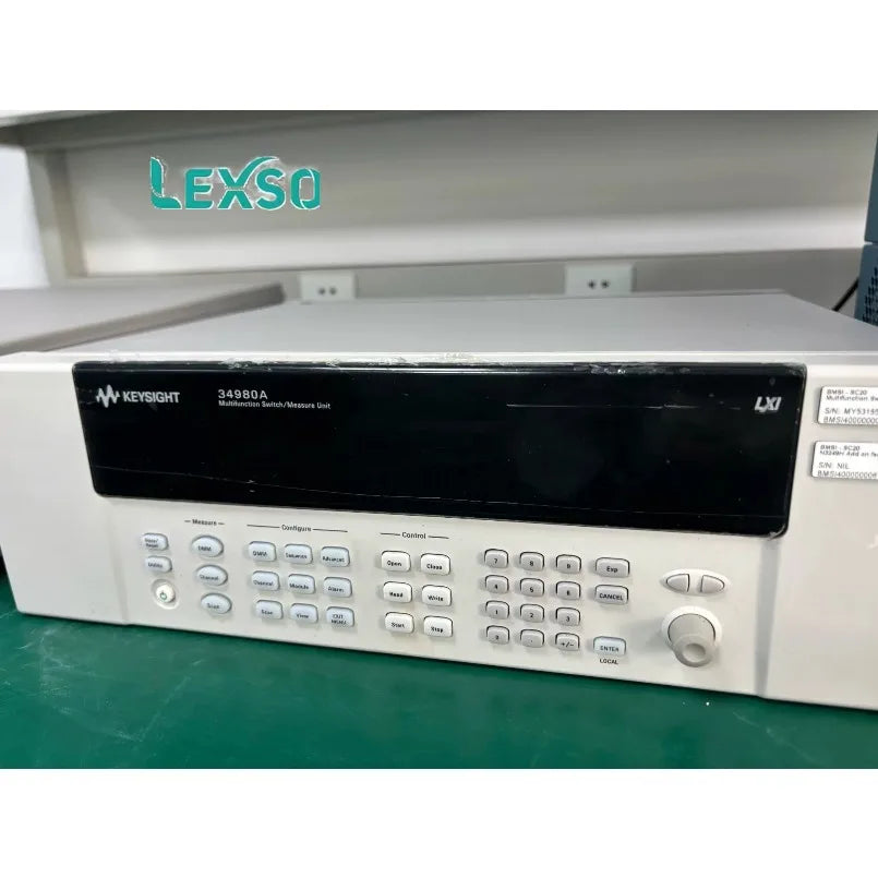1 pcs keysight/HP/ Agilent 34980A Multifunction Switch/Measure Unit with DMM     lexso