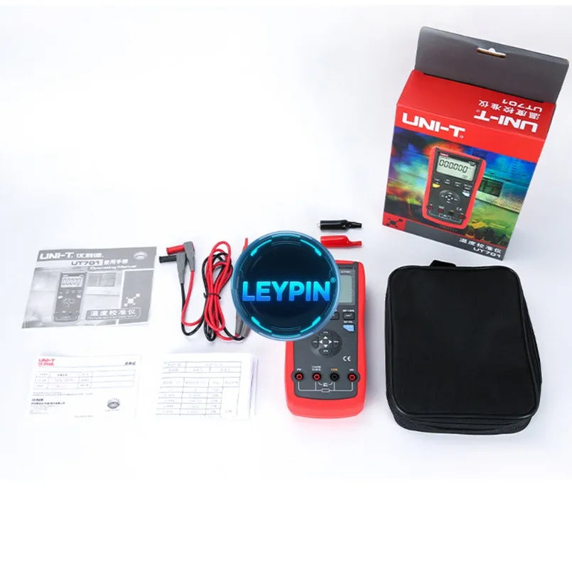 UNI-T UT701 High Precision Thermocouple Temperature Calibrator Backlight Handheld Temperature Calibrator     lexso