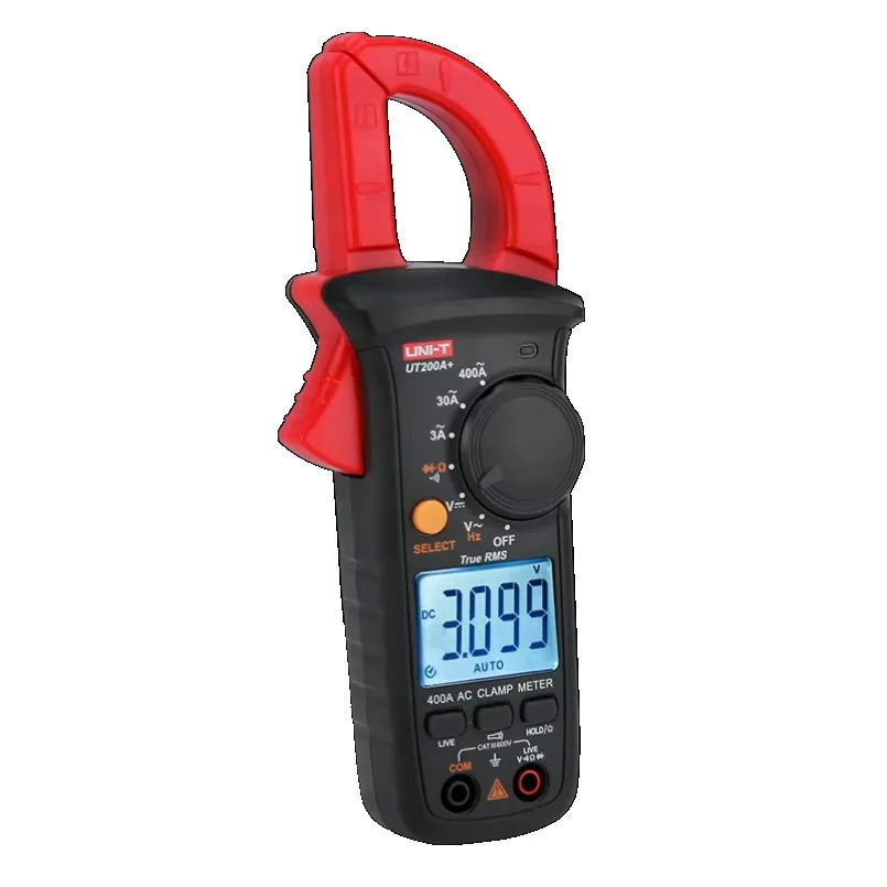 UNI-T UT200A+ Digital Clamp Multimeter Electrician Voltage Tester with True RMS Ammeter for AC Current Measurement lexso