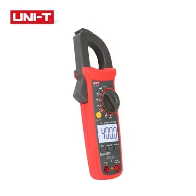 UNI-T UT202+ DC 600V 400A Current Voltage Meters Temperature Multimeter Capacitance Clamp Meter Digital 4000 Counts Current Test lexso