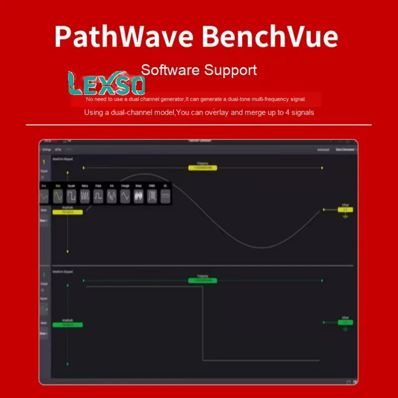 Keysight EDU33210 Series SBE Waveform Function Generator Customizable OEM Support-Models EDU33211A and EDU33212A   lexso