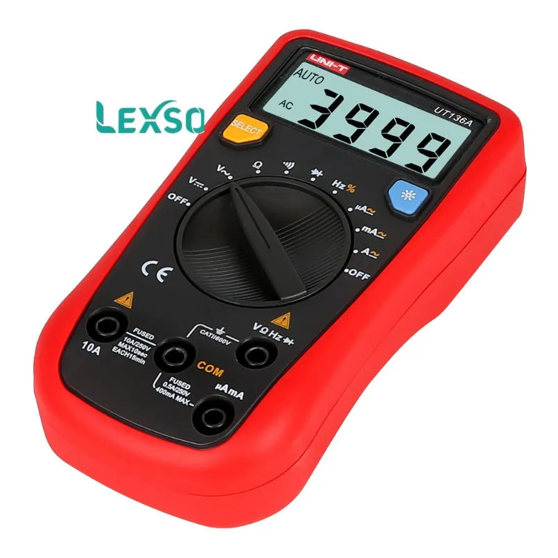 UNI-T UT136A 3999 Count Multimeter Tester Multimeter Mini Digital Multimeter    ytdi