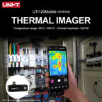 UTI120MS Thermal Imager Phone Thermal Imaging Camera for IOS PCB Circuit Floor Heat Detection lexso