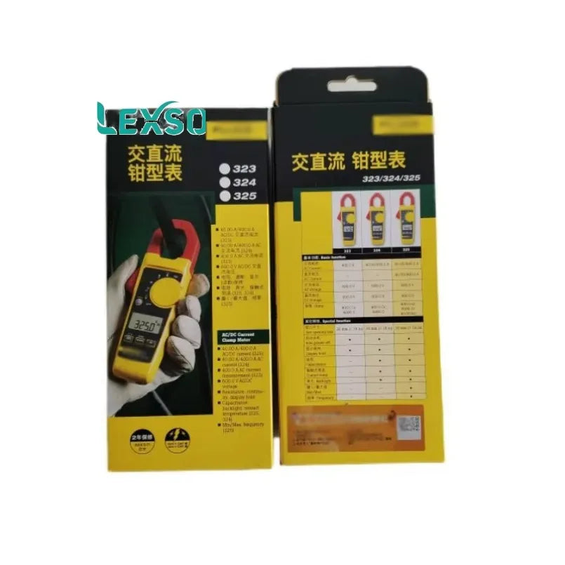 323 True RMS Clamp Meter with Temperature Measuring DC Current Complementing for  323 Digital Clamp Meters  lexso