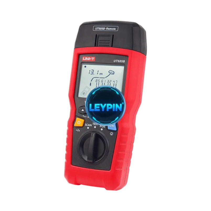 UNI-T UT685B Kit TDR Cable Tester that Tests RJ11 RJ45 Coaxial Cable Types Identifies POE Standards Range 500m     lexso