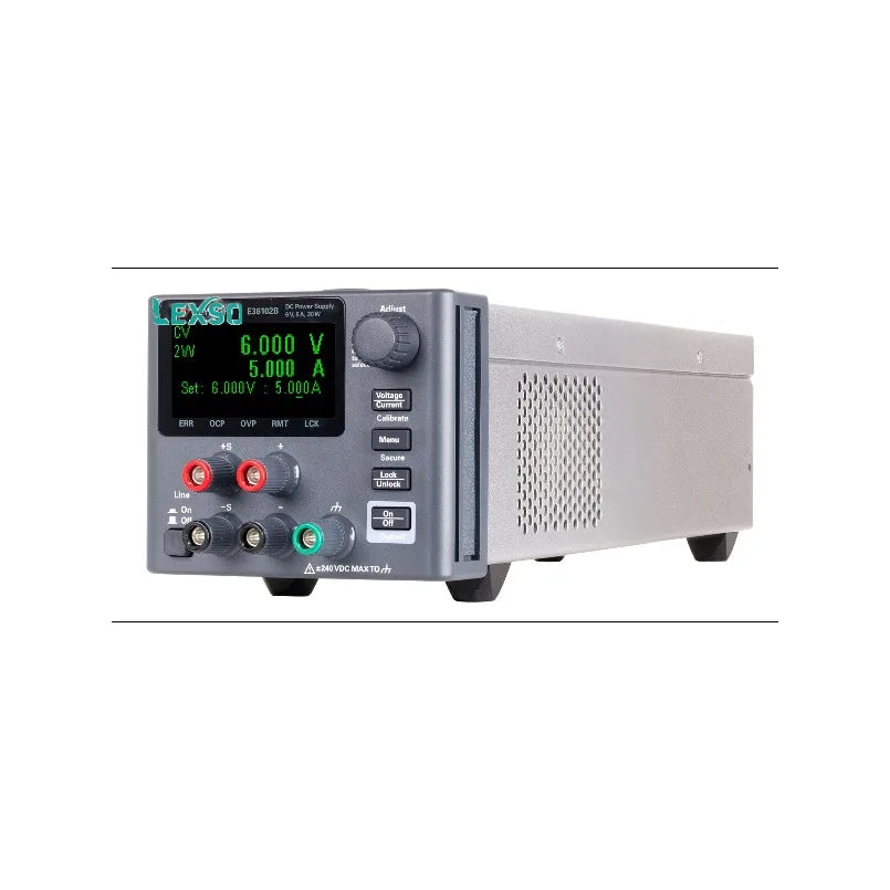 Keysight E36102B DC Power Supply, 6 V, 5 A, 30 W, Voltage: 0.05% + 3 MV, Current: 0.05% + 5 MA    lexso