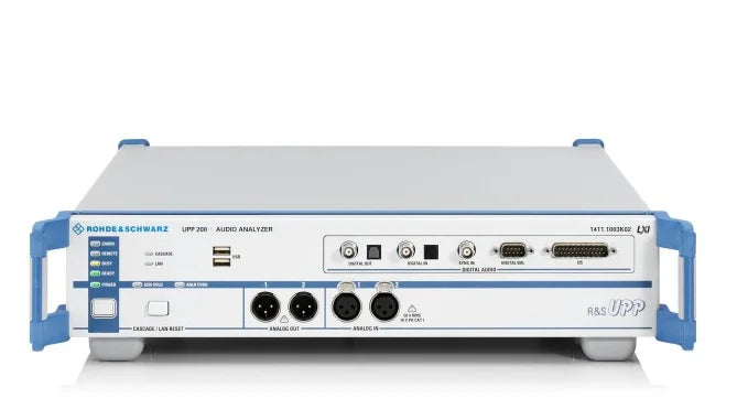 Rohde & Schwarz UPP Cost-Effective Multichannel Audio Analyzer Custom OEM Support for Lab Production for Test Instruments