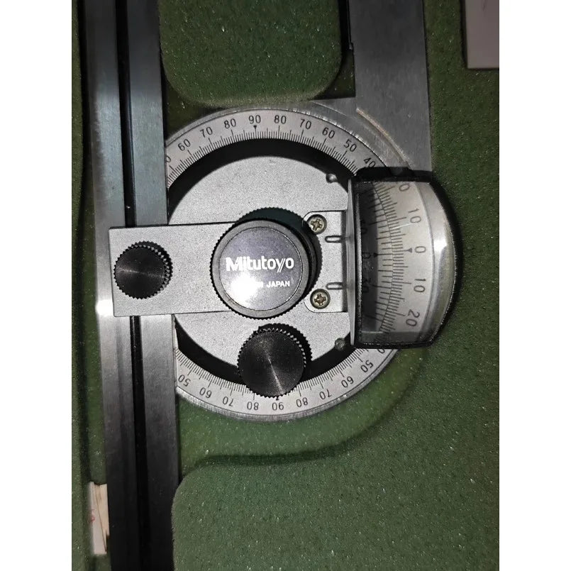 Mitutoyo Digital Display Universal Angle Ruler, High-precision Protractor, 360-degree Ruler 187-501/901  ytdi