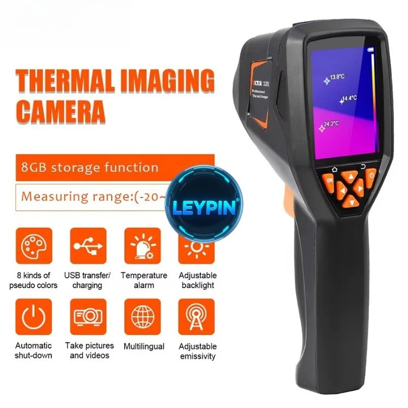 VICTOR 320 Handy Thermal Imager Temperature Controller Digital Thermometer -20 to 400 Centigrade USB Interface    ytdi