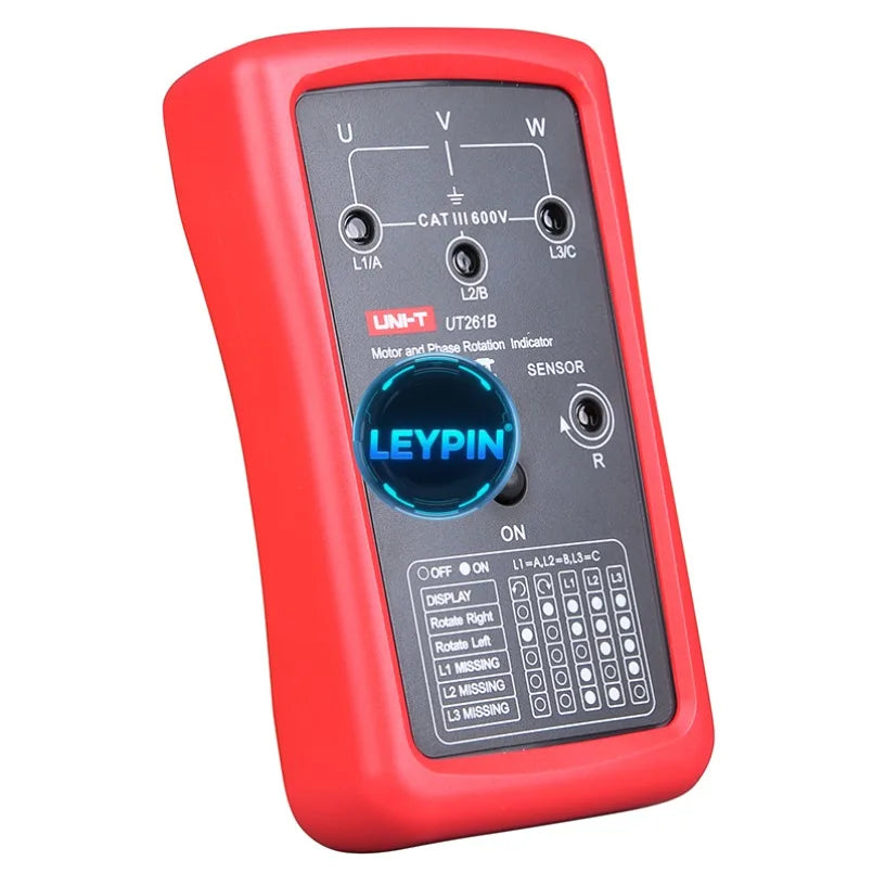 UNI-T UT261B AC Voltage Phase Sequence Phase Loss Indicating Phase Sequencer and Motor Steering Instrument Test  lexso