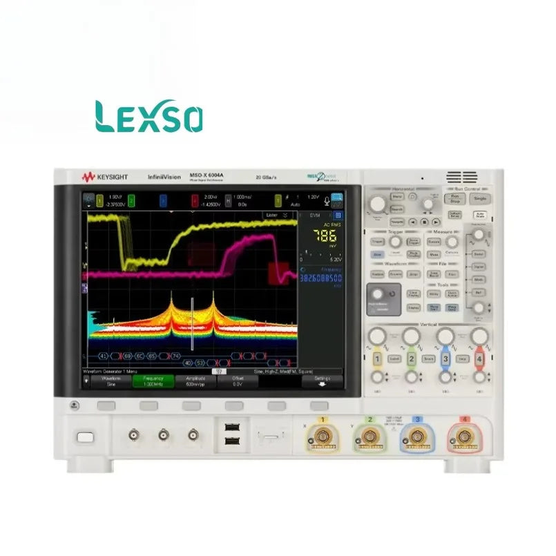 Keysight InfiniiVision Oscilloscope 6000 X Series lab test Oscilloscope Bandwidth Upgrades6 GHz/20GSa/s/1G-6GHz/4ch lexso