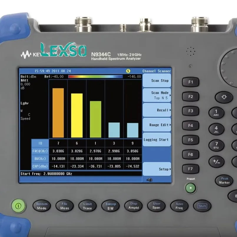 Keysight N9344C 20 GHz Handheld Spectrum Analyzer  Discontinued for Test Instrument lexso