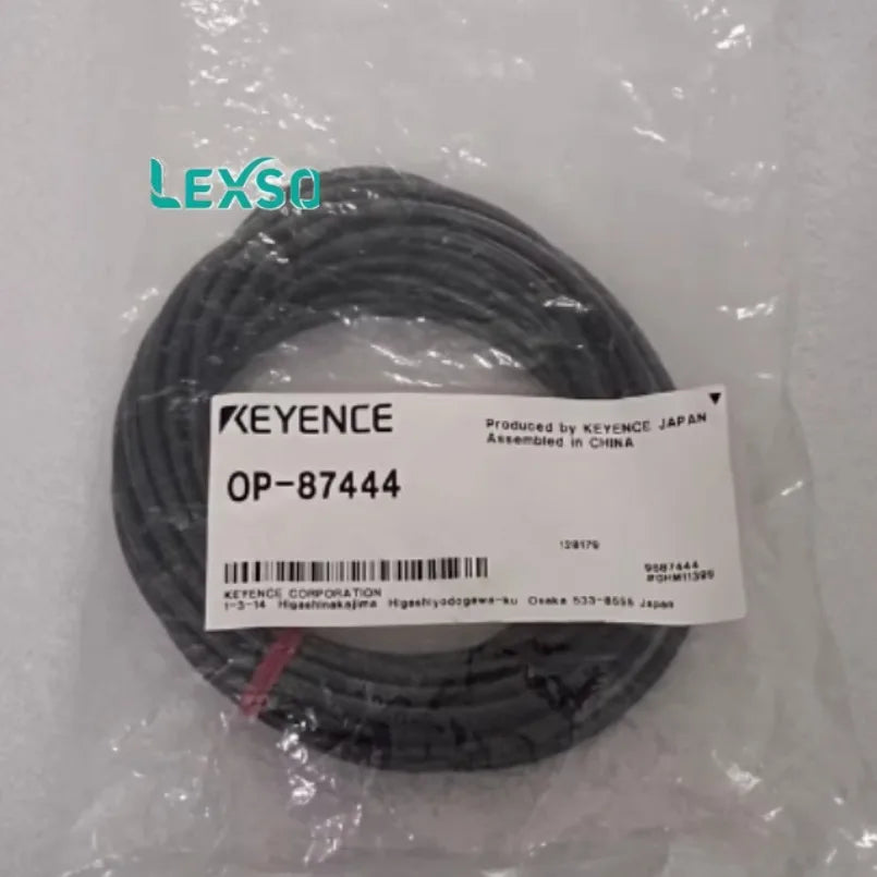 Brand New Keyence OP-87444 Panel Monitor Power Cable M8 4-pin Strand Wire 5m lexso