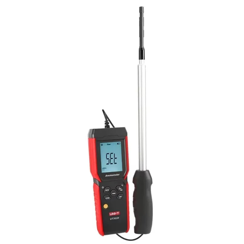 UNI-T UT362H Professional Airflow Temperature Air Volume Split Probe Measurement Hot Wire Anemometer Sensor Wind Speed Meter lexso