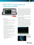 Tektronix DMM7510-RACK 7.5 Digit Graphical Sampling Multimeter High Precision Resolution   ytdi