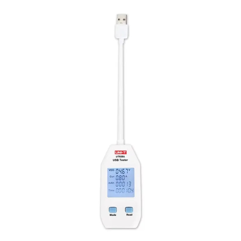 Unit-t UT658A Portable Output Voltage Current Resistance USB Professional Tester Meter USB Digital Display Data Storage lexso
