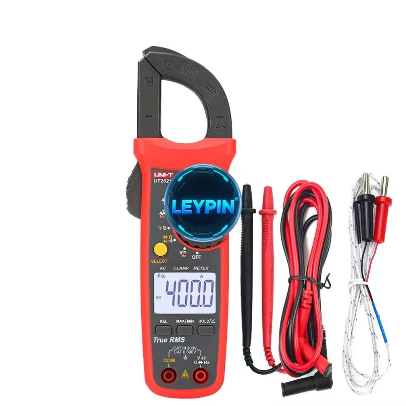 UNI-T UT202 Portable True RMS Clamp Meter Automatic Range Multimeter with LCD Display       lexso