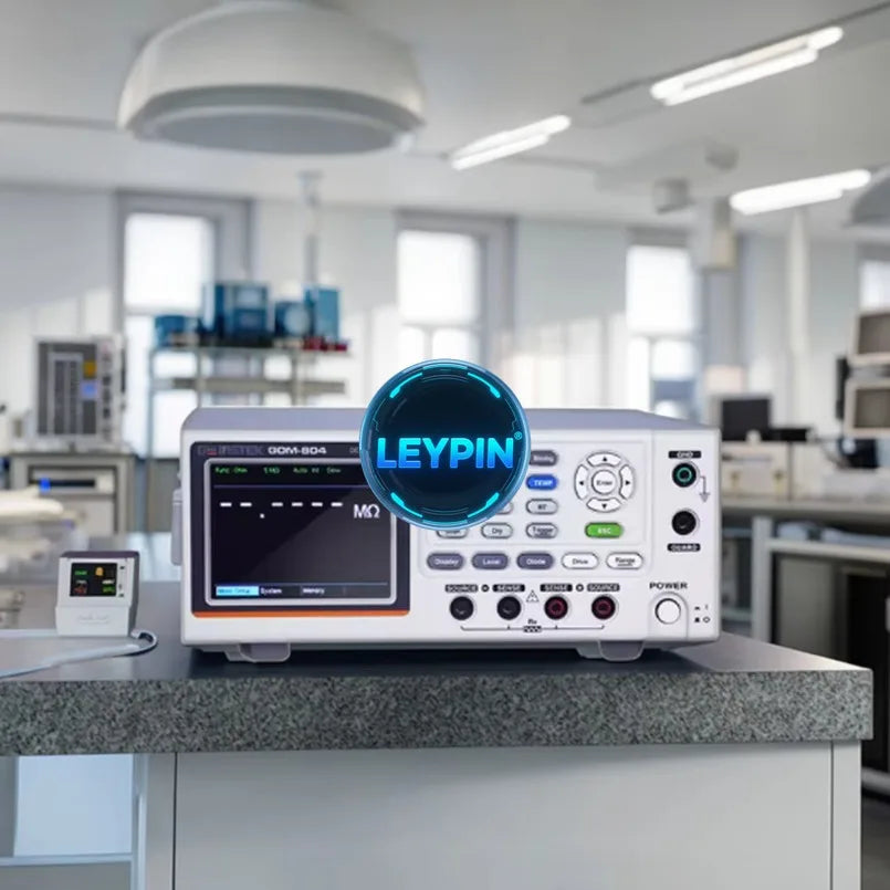GW Instek GOM-804 High Precision DC Milli Ohm Meter 5.5 Digit Low Resistance Tester with 4-Wire Measurement      lexso