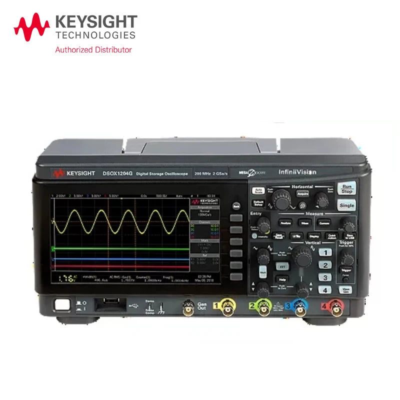 Keysight InfiniiVision Oscilloscope 1000 X Series lab home cars test Oscilloscope 50MHz to 200MHz/2 GSa/s/70MHz/4ch