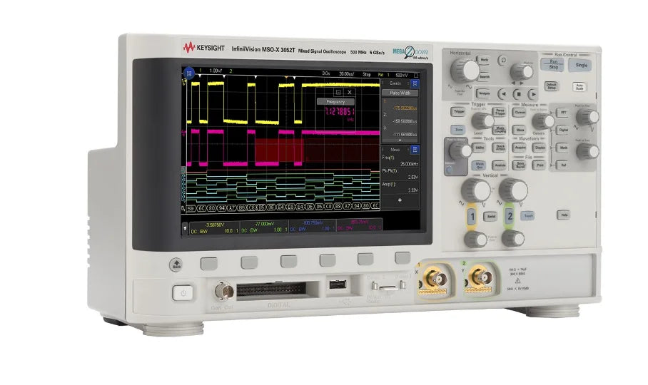 Keysight MSOX3052T Mixed signal Oscilloscope: 500mhz, 2 Analog Channels and 16 Digital Channels