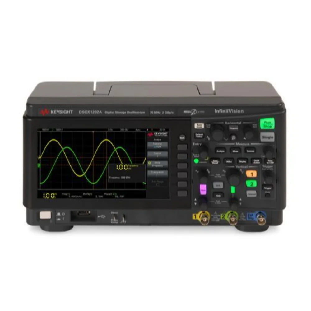 Keysight Technologies DSOX1202A InfiniiVision 1000 X Series, 70MHz Bench Oscilloscope, 2 Analogue Channels    ytdi