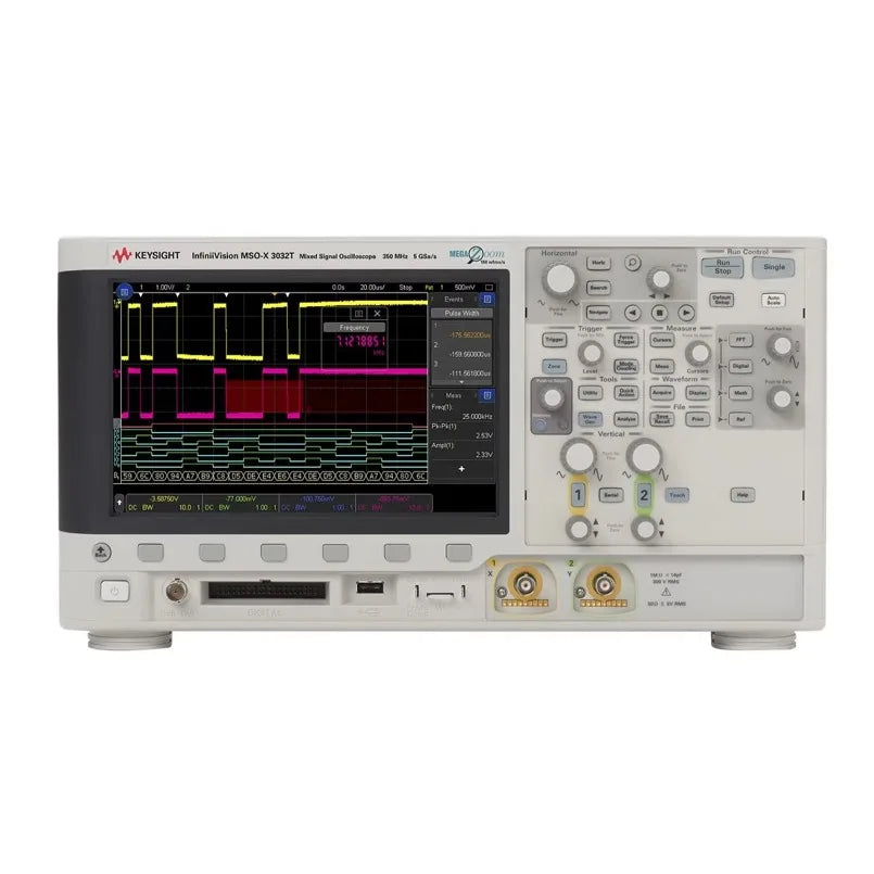 Keysight MSOX3032T Mixed Signal Oscilloscope: 350 MHz, 2 analog and 16 digital channels lexso