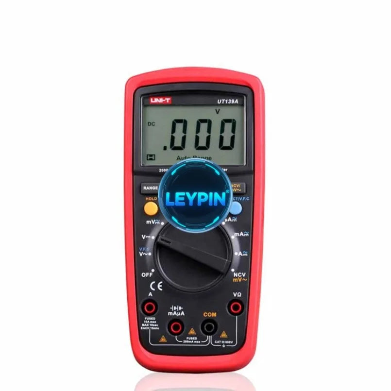 Digital Multimeter UNI-T UT139A True RMS Auto / Manual Range AC DC Voltmeter Ammeter Ohmmeter Capacitance   lexso