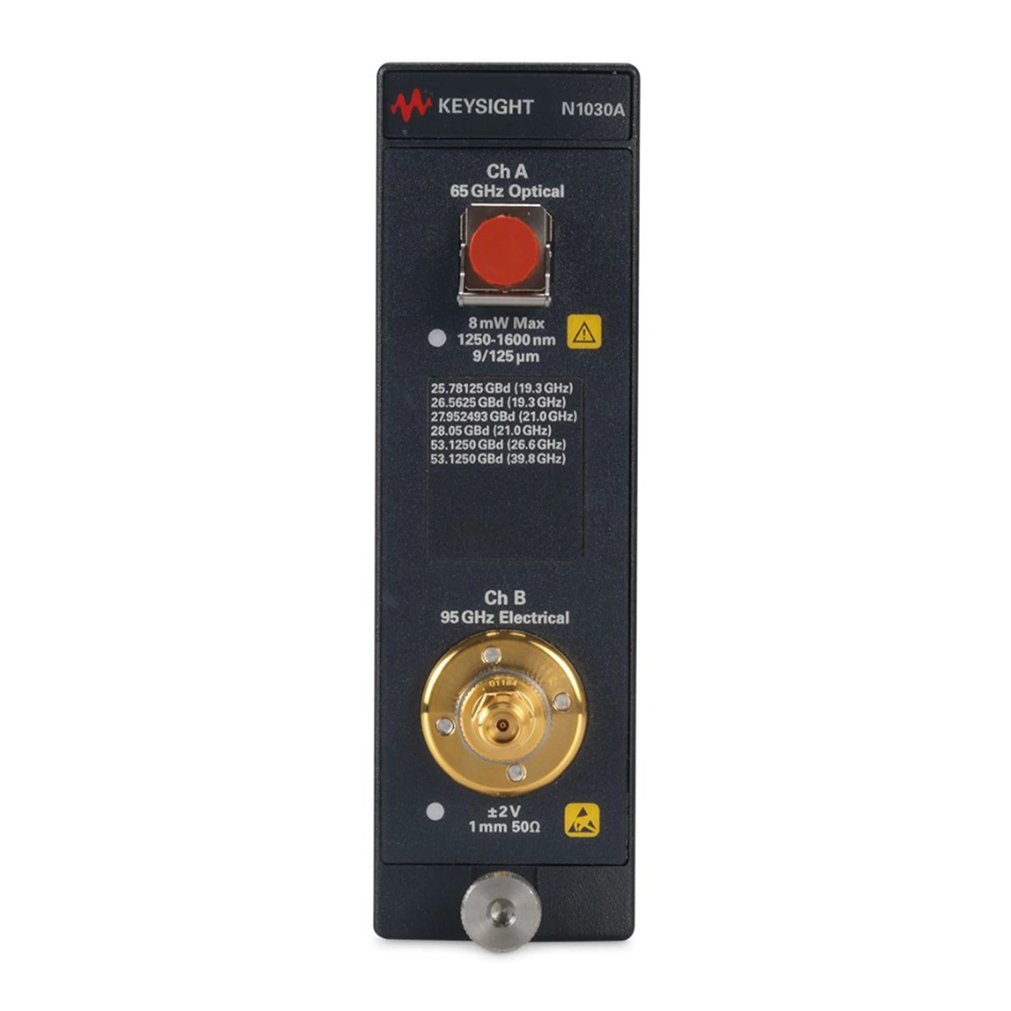 Keysight N1030B 65 GHz Dual Channel Optical Module