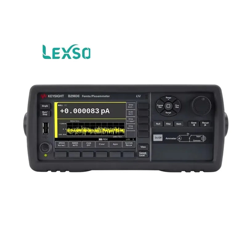 Keysight B2983C Femto/Picoammeter, 8.5 Digit High Precision Picoammete - New & Original / Cal Cert Available    lexso