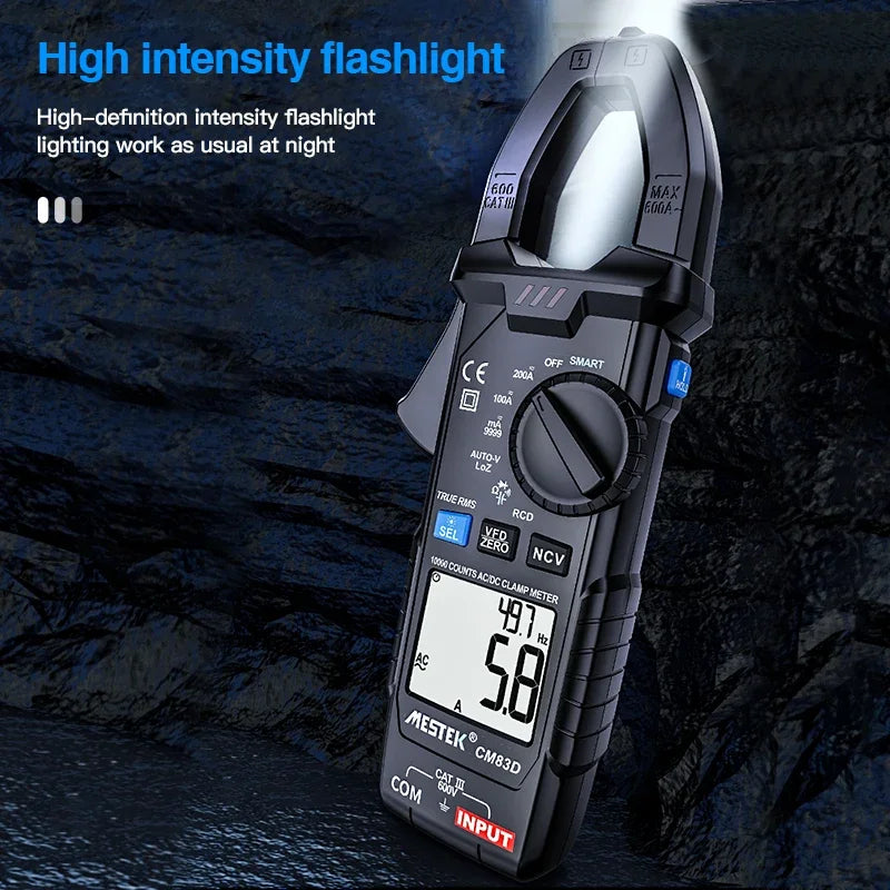 CM83D Multi-function High Precision Clamp Type Multimeter for Electrical Engineering    ytdi