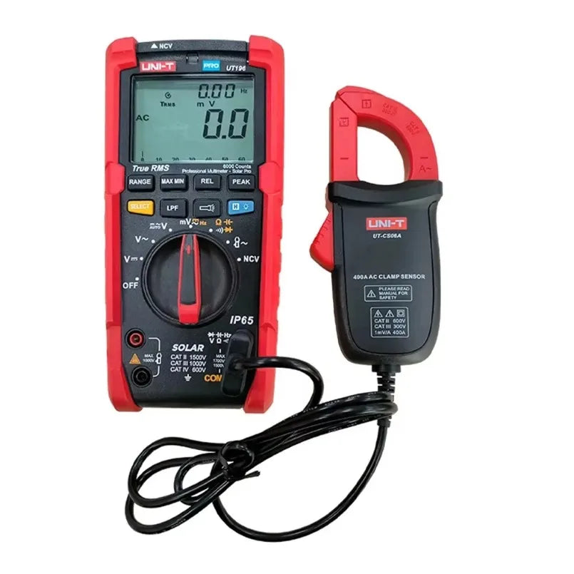 UNI-T UT-CS06A 400A AC Current Clamp Sensor Multimeter Sensor for UT60E+ UT196/UT139C/UT117C UT136B+ Option Current Clamp lexso