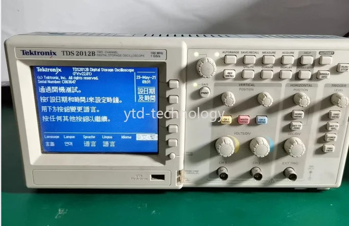 Tektronix TDS2012B 2 Channel 100 MHz 1 GS/s Digital Storage Oscilloscope Tektronix TDS 2012B   ytdi