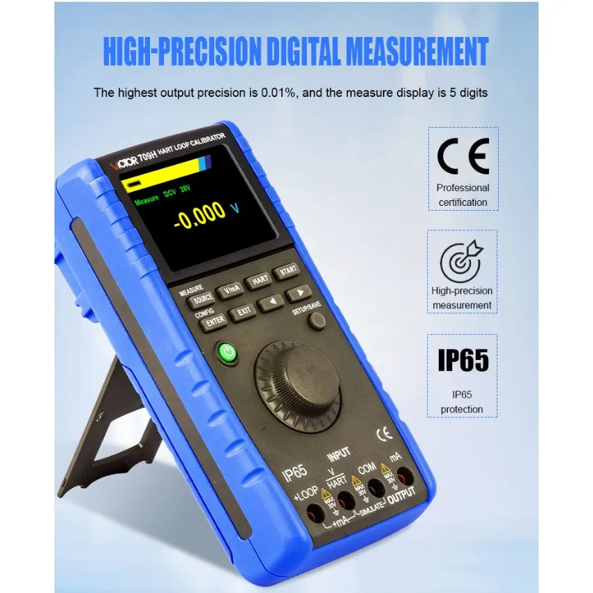 VICTOR VC 709H Max Voltage 30V Power Consumption About 360mA/5V Storage Humidity 90%RH Loop Calibrator LS   ytdi