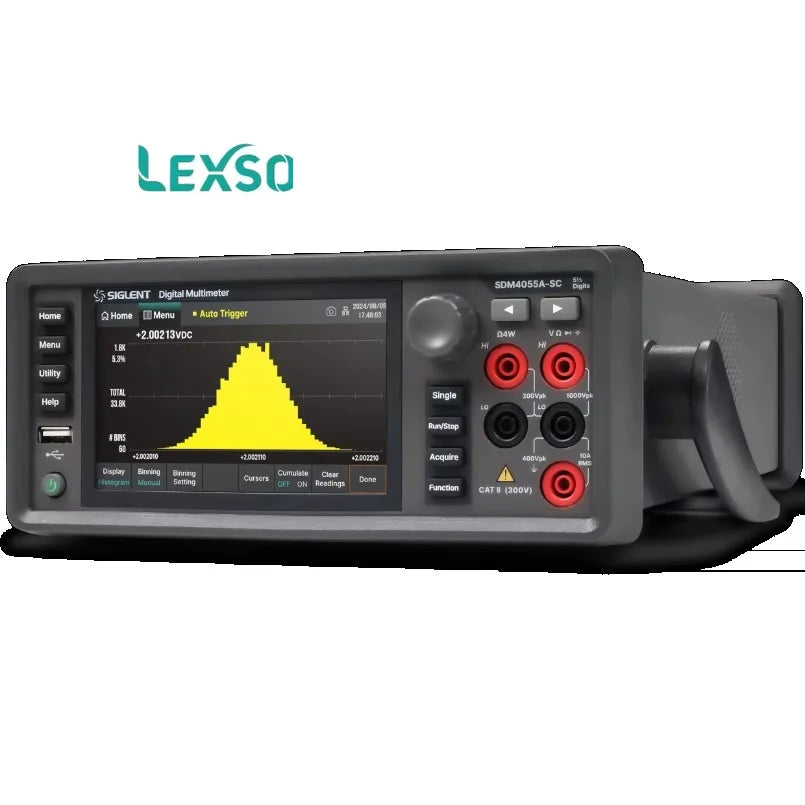 Siglent Sixteen-bit digital multimeter with high-speed dual display, model SDM4065A/SDM4065A-SC  lexso