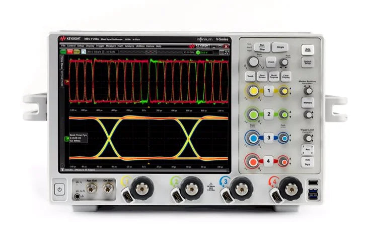 KEYSIGHT MSOV204A Mixed Signal Oscilloscope: 20 GHz, 4 Analog Plus 16 Digital Channels