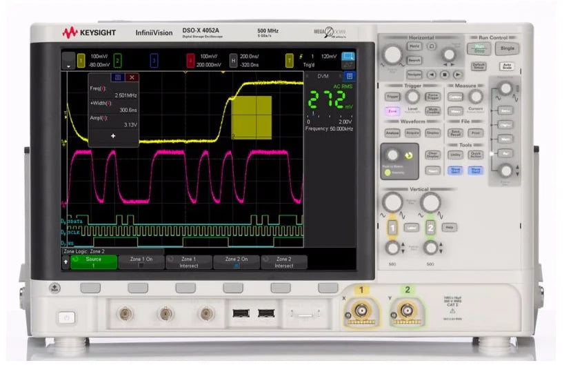 KEYSIGHT DSOX4052A Oscilloscope: 500 MHz, 2 Analog Channels