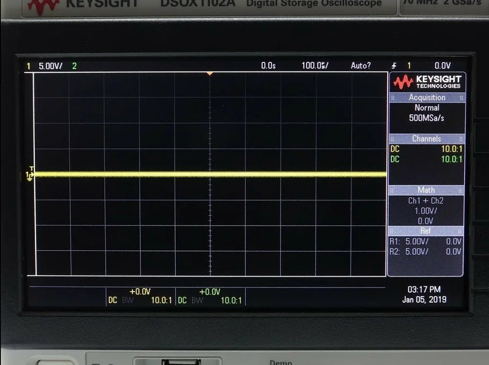 Keysight Used DSOX1102A Digital Storage Oscilloscope, 70 MHz, 2Ch (Agilent)
