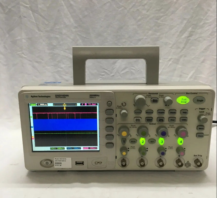 Agilent DSO1024A Oscilloscope, 200 MHz, 4 Channel