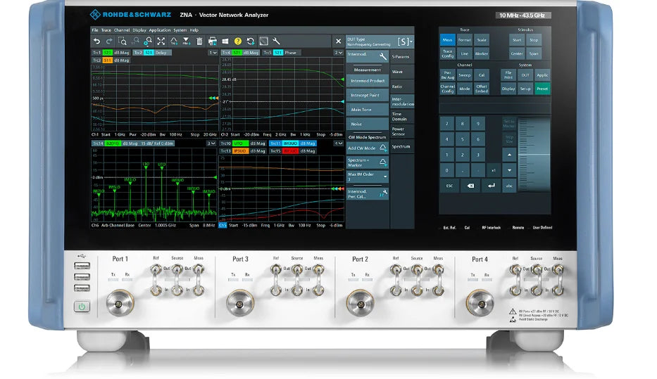 Rohde & Schwarz R&S ZNA26 Vector Network Analyzers 2 ports or 4 ports 10 MHz to 26.5 GHz
