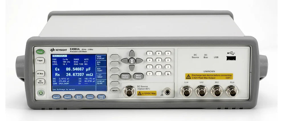 Keysight Premium Used E4980A 2 MHz Precision LCR Meter 001,200,201,301 (Agilent)