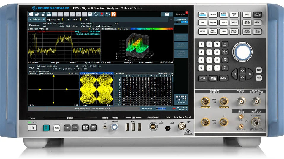 Rohde & Schwarz R&S FSW43 for Test Instrument 2 Hz to 43.5 GHz Signal and Spectrum Analyzer