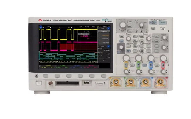 KEYSIGHT DSOX3014T Oscilloscope: 100 MHz, 4 Analog Channels