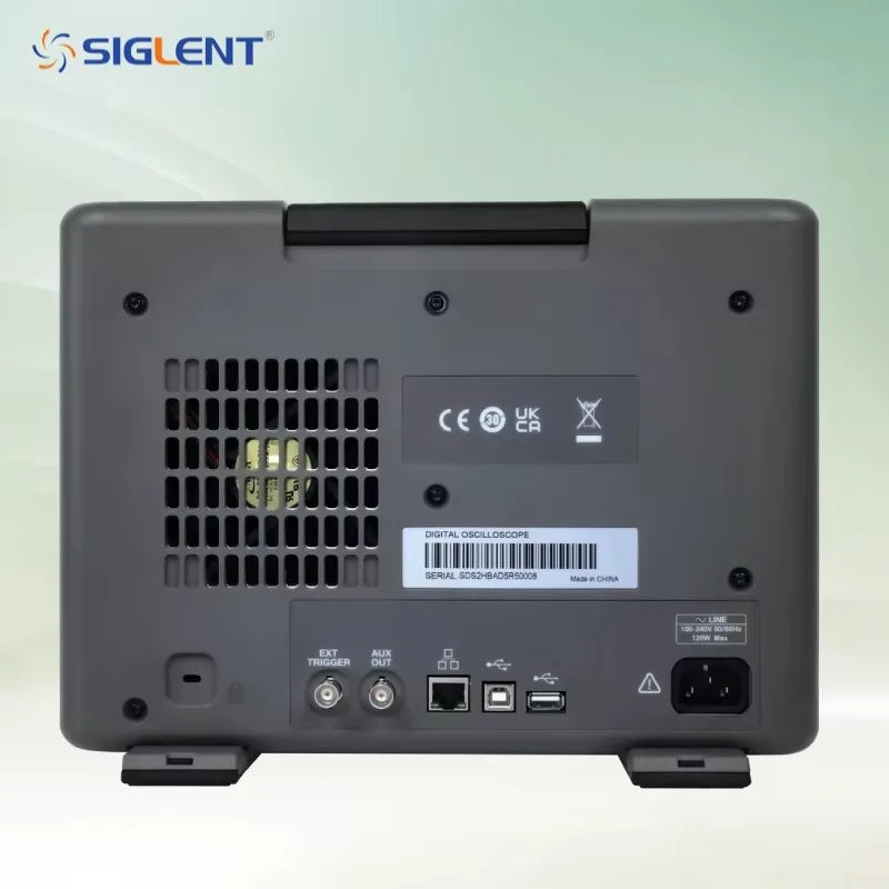 SIGLENT High Resolution Digital Storage Oscilloscopes SDS1204X HD 200MHz Bandwidth 4CH 2GSa/s Sample for Test Instrument