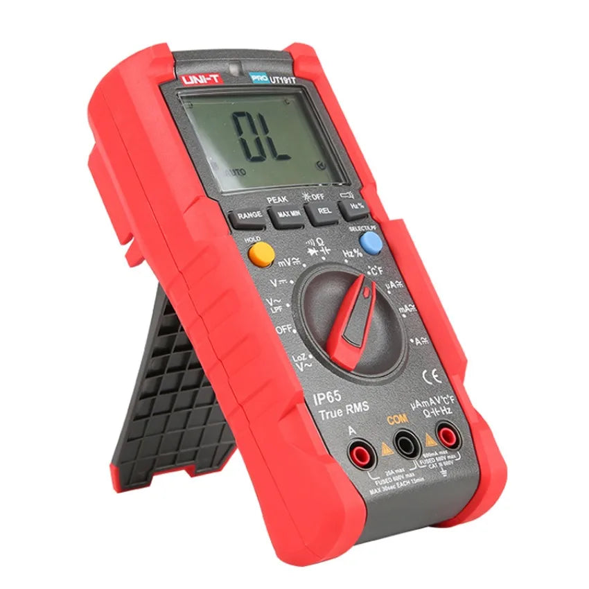 UNI-T UT191T Industrial Digital Multimeter TRMS 6000 Count DMM 20A Ammeter 600V Volt ACV LoZ LPF Tester IP65 GS/CE/cTUVus Passed    ytdi
