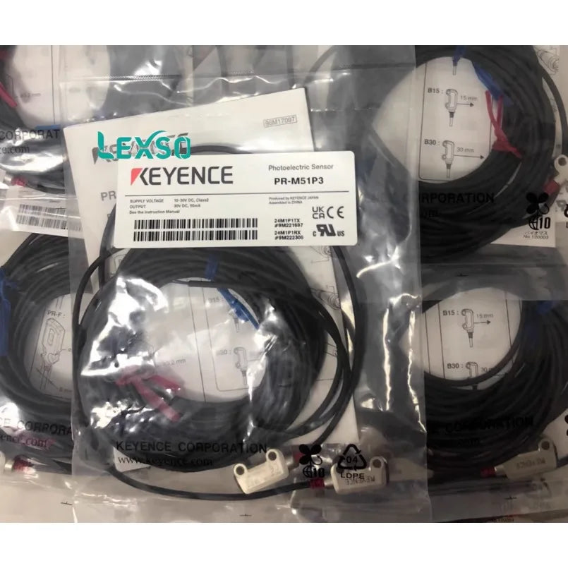 Self-contained Miniature Photoelectric Sensor Flat Reflective PR-FB15N1 New Original KEYENCE lexso