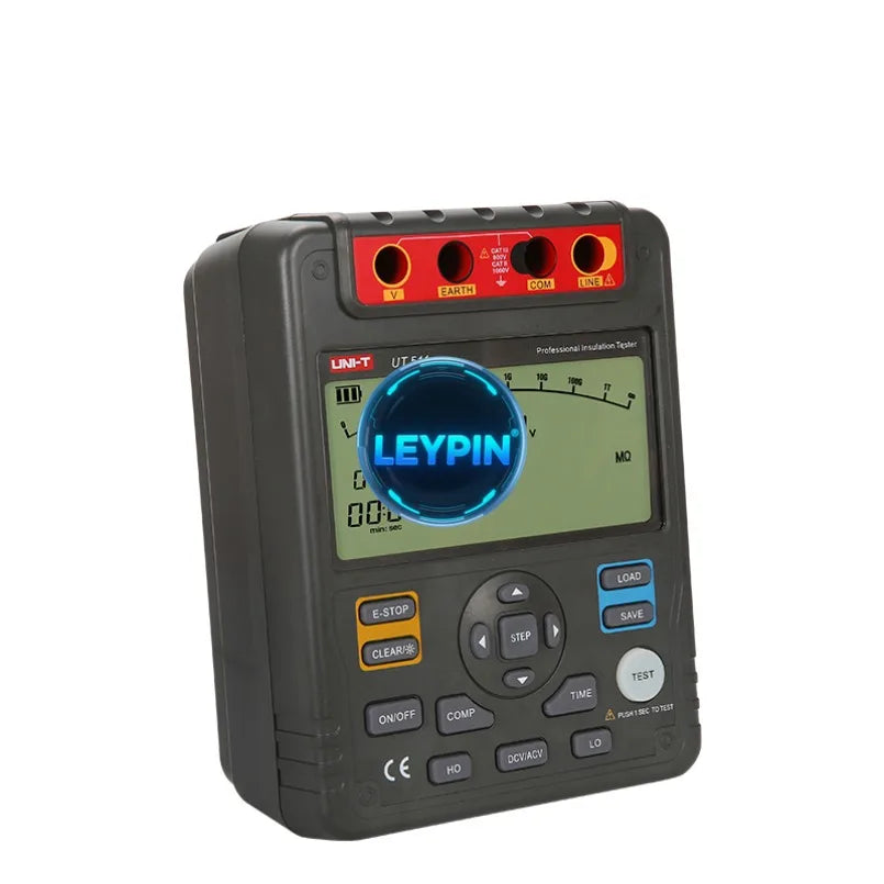 UNI-T UT511 Ac Dc Insulation Resistance Tester LCD Backlight Data Storage Polarization Index Measurement     lexso