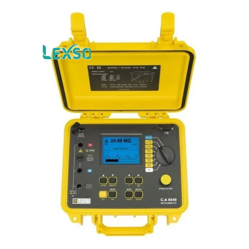 Chauvin Arnoux Ca6549 Digital Insulation Tester   lexso