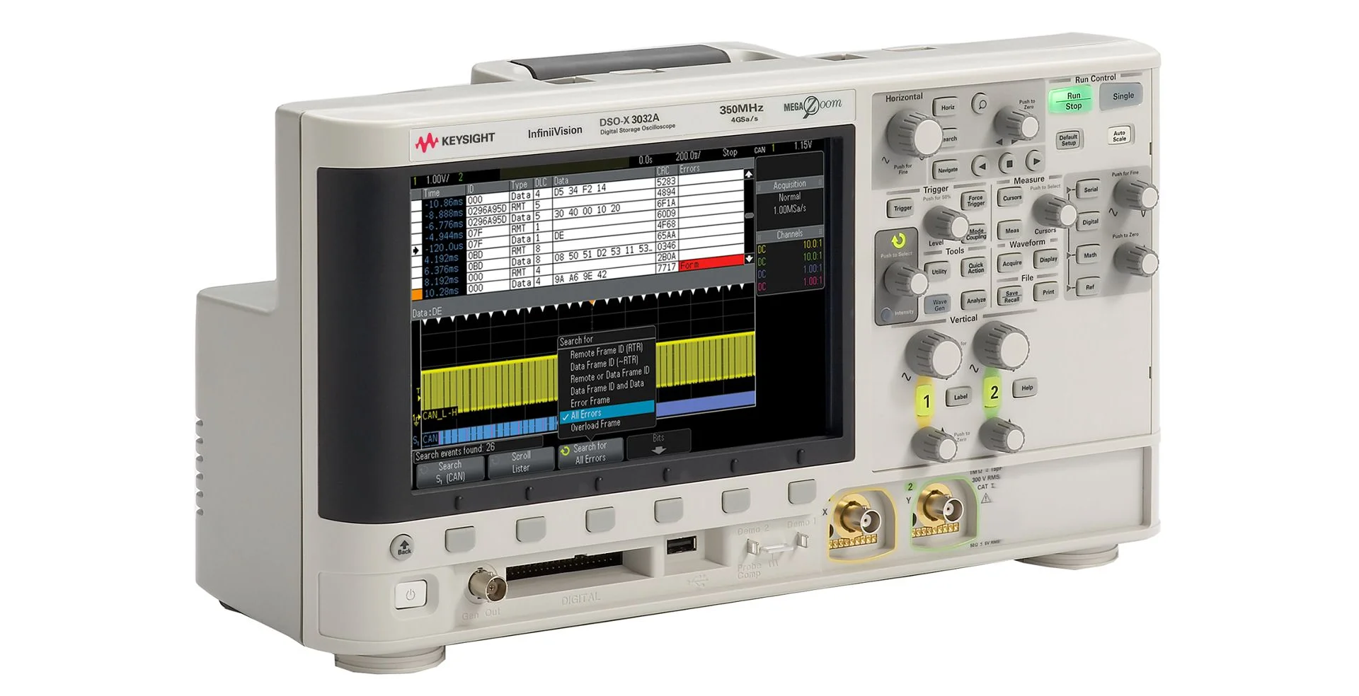 TTLTES Keysight DSOX3032A/DSOX3034A Oscilloscope 350 MHz 2/4 Channels